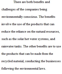 Companies Being Environmentally Conscious